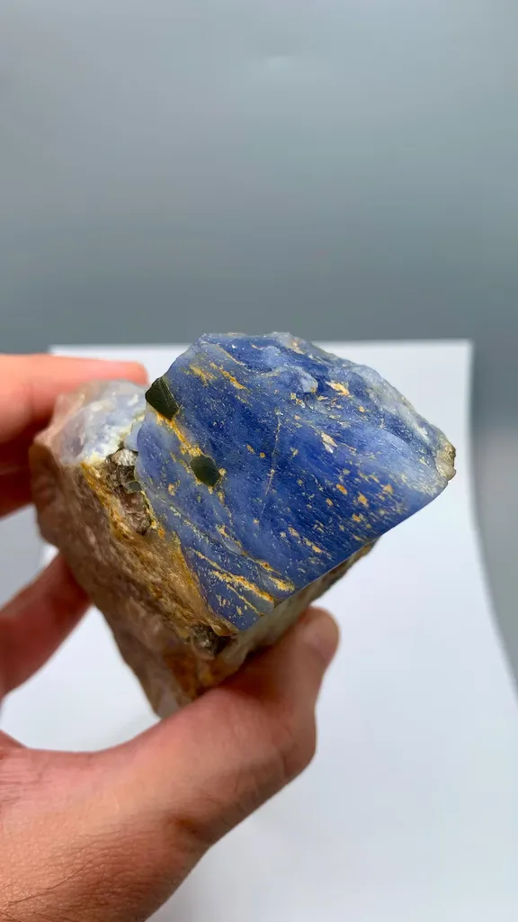 Sapphire from Jammu and Kashmir, India - image 2