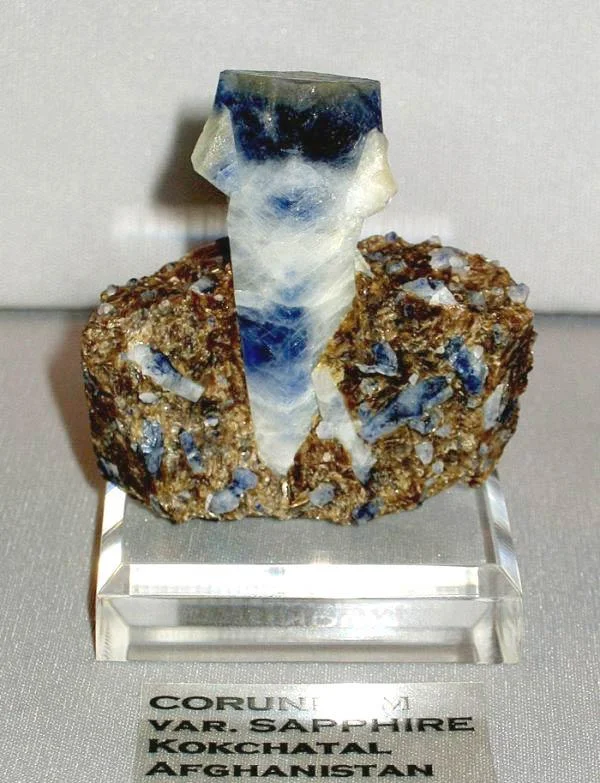 Sapphire from Kokcha Valley, Badakhshan, Afghanistan - image 2