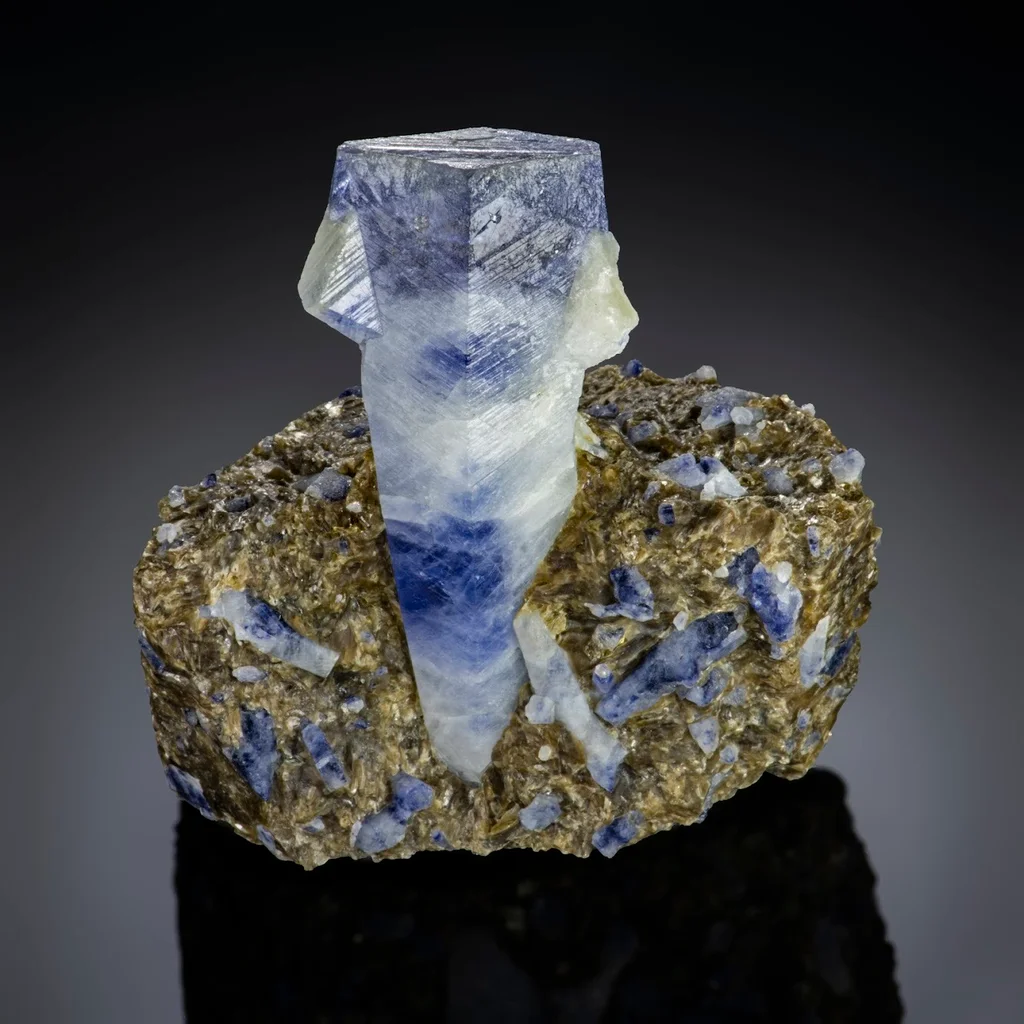 Sapphire from Kokcha Valley, Badakhshan, Afghanistan image