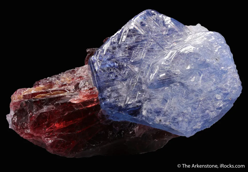 Sapphire on Spessartine Garnet image