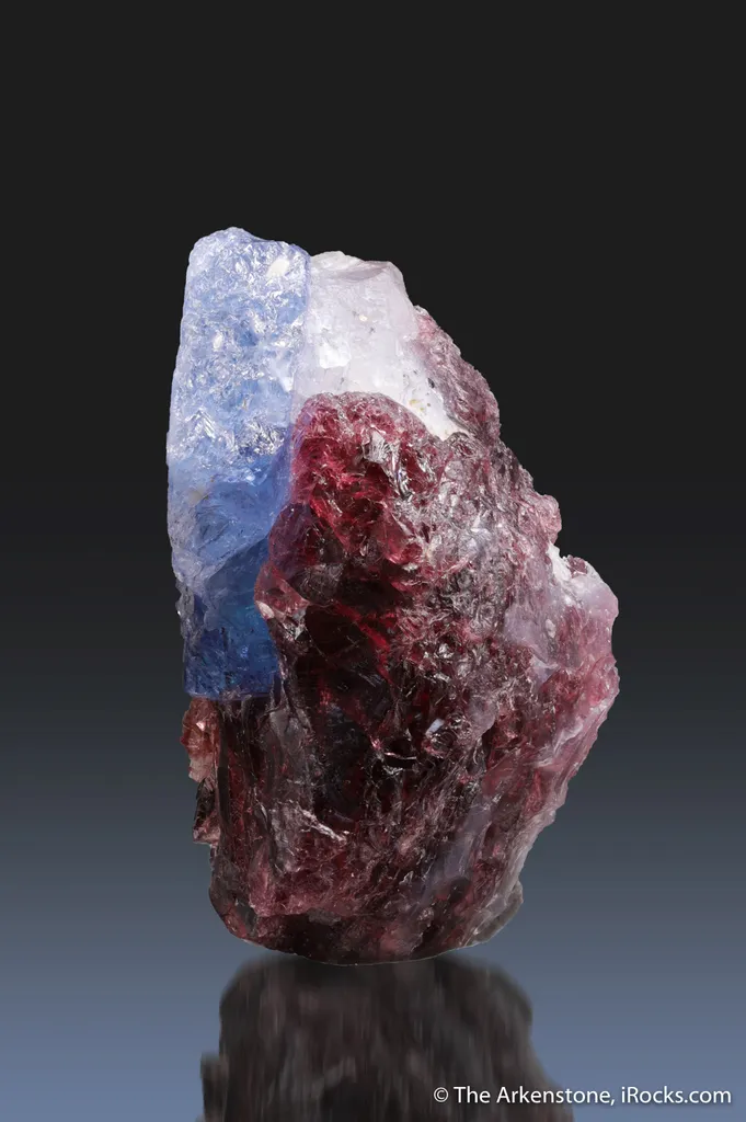 Sapphire on Spessartine Garnet - image 3
