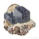 Sapphirine with Phlogopite and Calcite - image 1