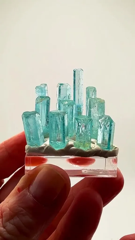 SAWTOOTH Aquamarine GEM FOREST image