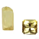 Scapolite (rough and cut set) - image 1