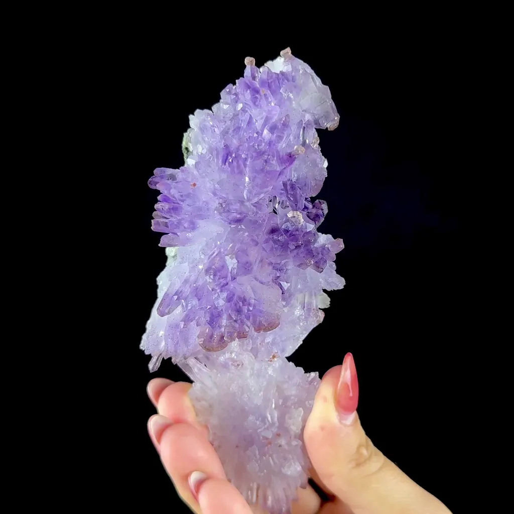 Scepter Amethyst Cluster - Collector’s Gem Specimen from Karur, Tamil Nadu, India DKT143 - image 2