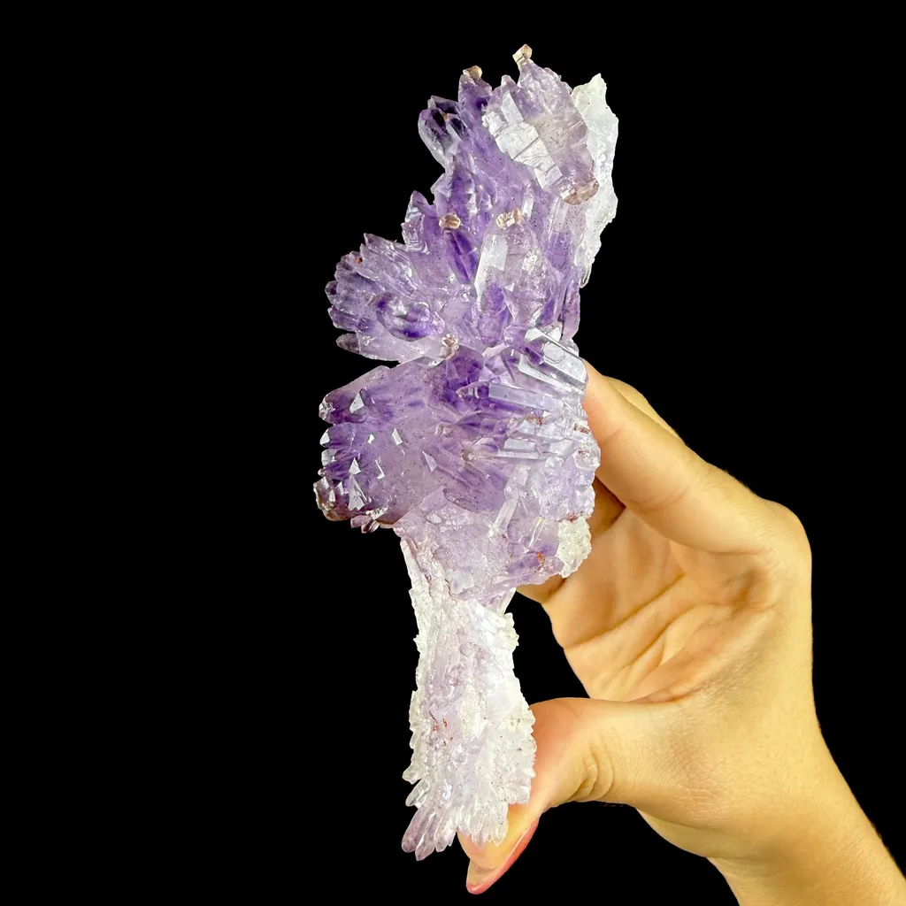 Scepter Amethyst Cluster - Collector’s Gem Specimen from Karur, Tamil Nadu, India DKT143 - image 3