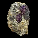 Scepter Amethyst Cluster on Matrix – Natural Purple Crystal Specimen from Karur, India DKT113 - image 1