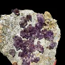 Scepter Amethyst Cluster on Matrix – Natural Purple Crystal Specimen from Karur, India DKT121 - image 4