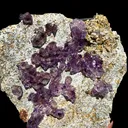 Scepter Amethyst Cluster on Matrix – Natural Purple Crystal Specimen from Karur, India DKT121 - image 3