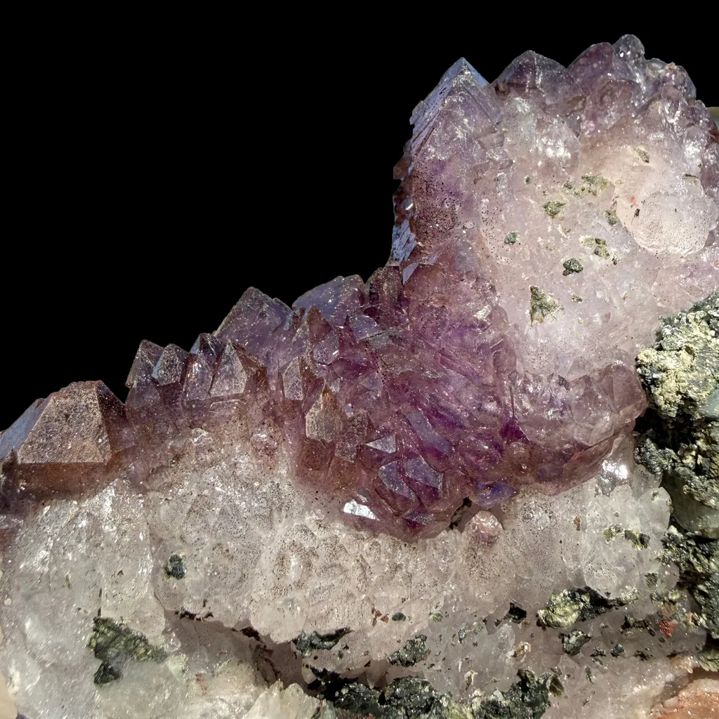 Scepter Amethyst Cluster on Matrix – Natural Purple Crystal Specimen from Karur, India DKT76 - image 7