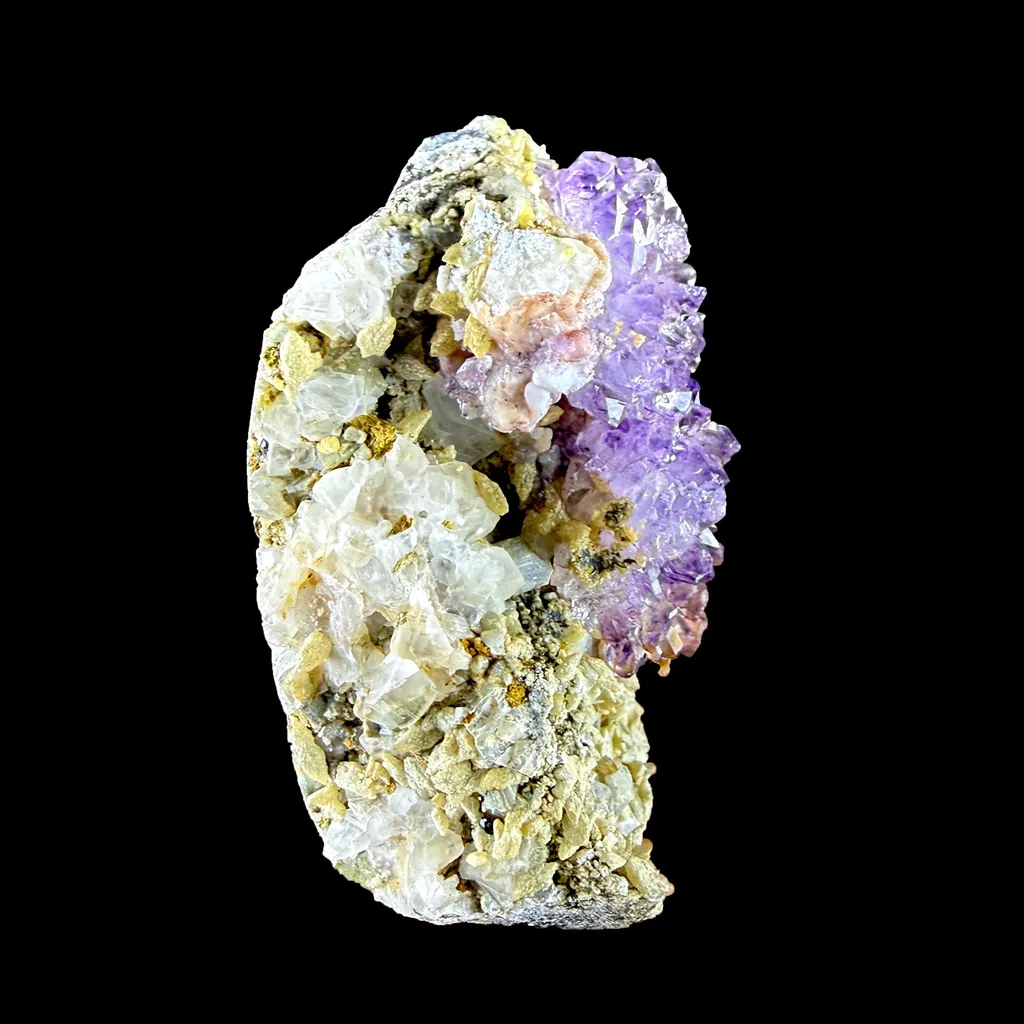 Scepter Amethyst Cluster on Matrix – Natural Purple Crystal Specimen from Karur, India DKT86 - image 6