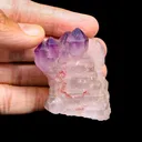 Scepter Amethyst Natural Mineral Specimen from Karur, India - image 5