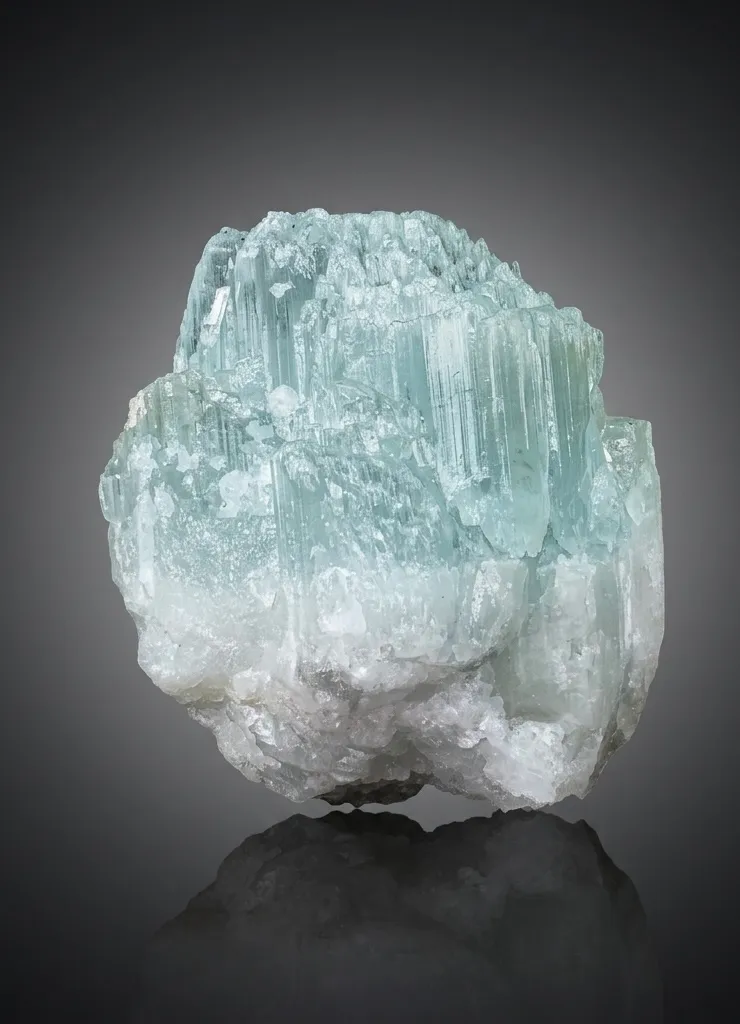 Scepter Aqua var Morganite var Beryl Specimen from Pakistan image