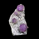 Sceptre Amethyst Flower - Free Standing Natural Mineral Specimen from Karur, India | - image 2