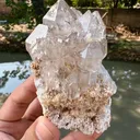 Sceptre window Quartz cluster on Matrix from Afghanistan - image 6