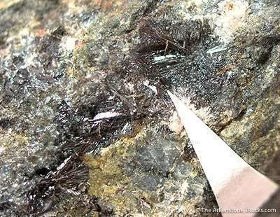 Schafarzikite Xls on Kermesite Xls - image 2