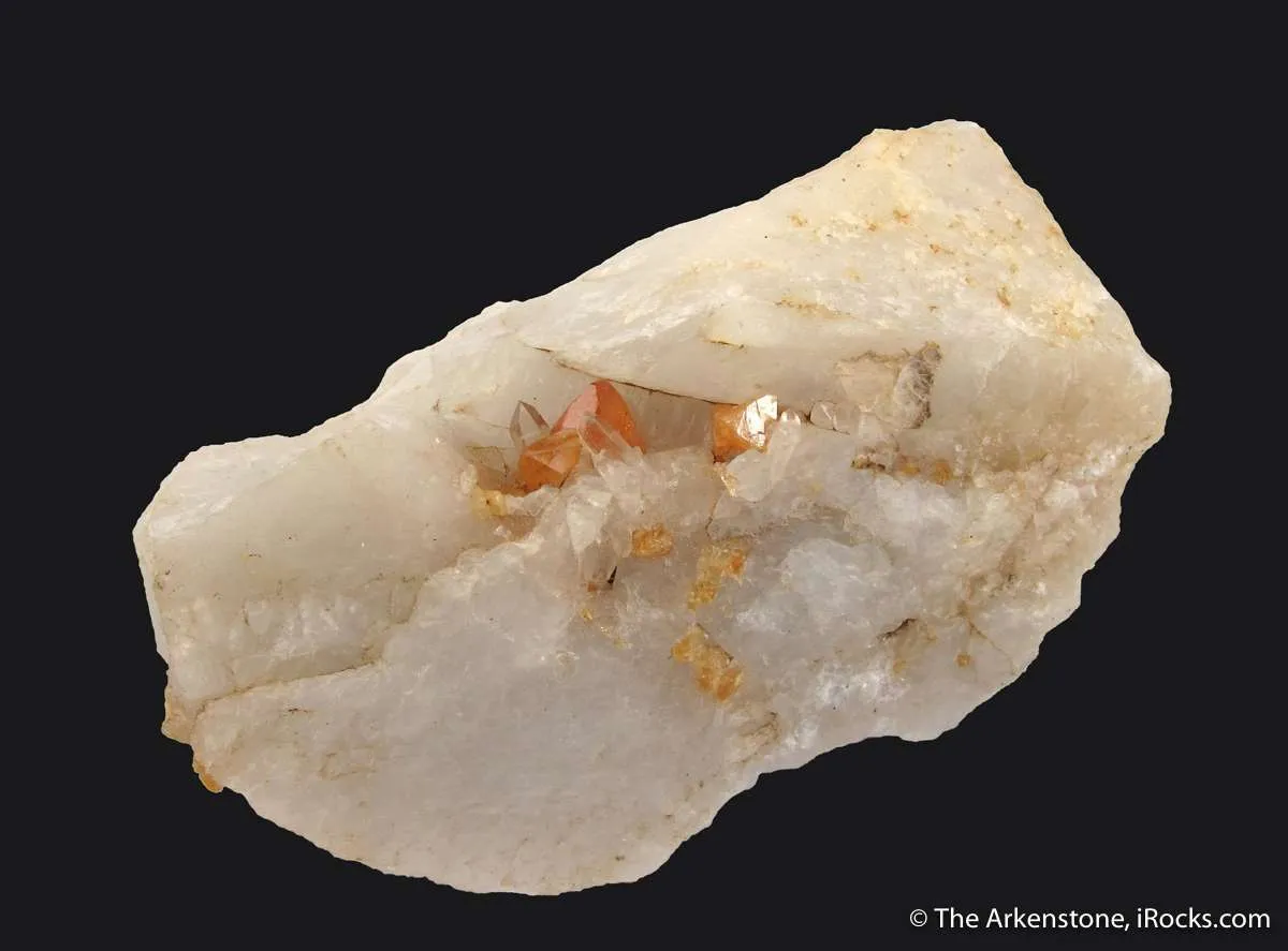 Scheelite (fl) with Quartz - image 2