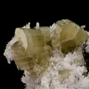 Scheelite, Fluorapatite and Quartz on Pyrite - image 5