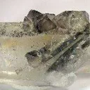 Scheelite (Fluorescent) on Quartz - image 2