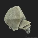 Scheelite (fluorescent) with Molybdenite, on Arsenopyrite - image 4