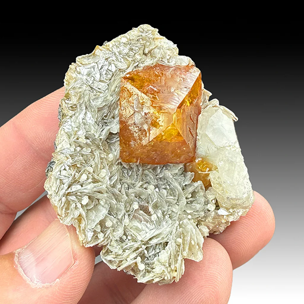 Scheelite from Pingwu Co., Sichuan, China image