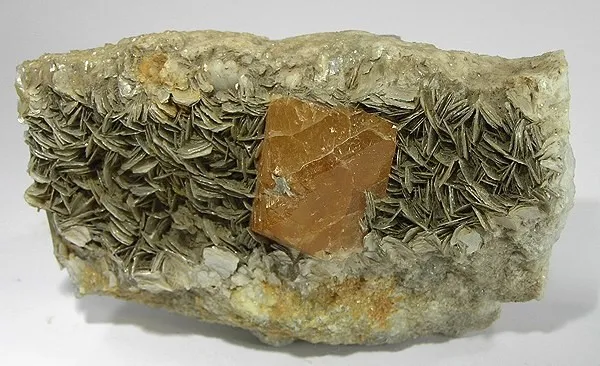 Scheelite, Muscovite image