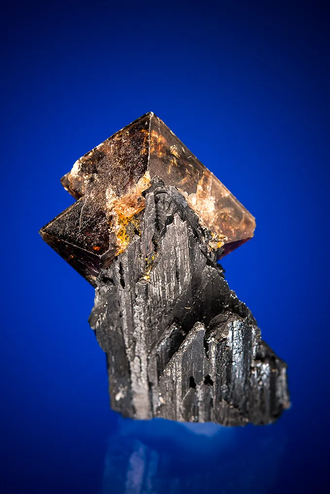Scheelite on Ferberite image