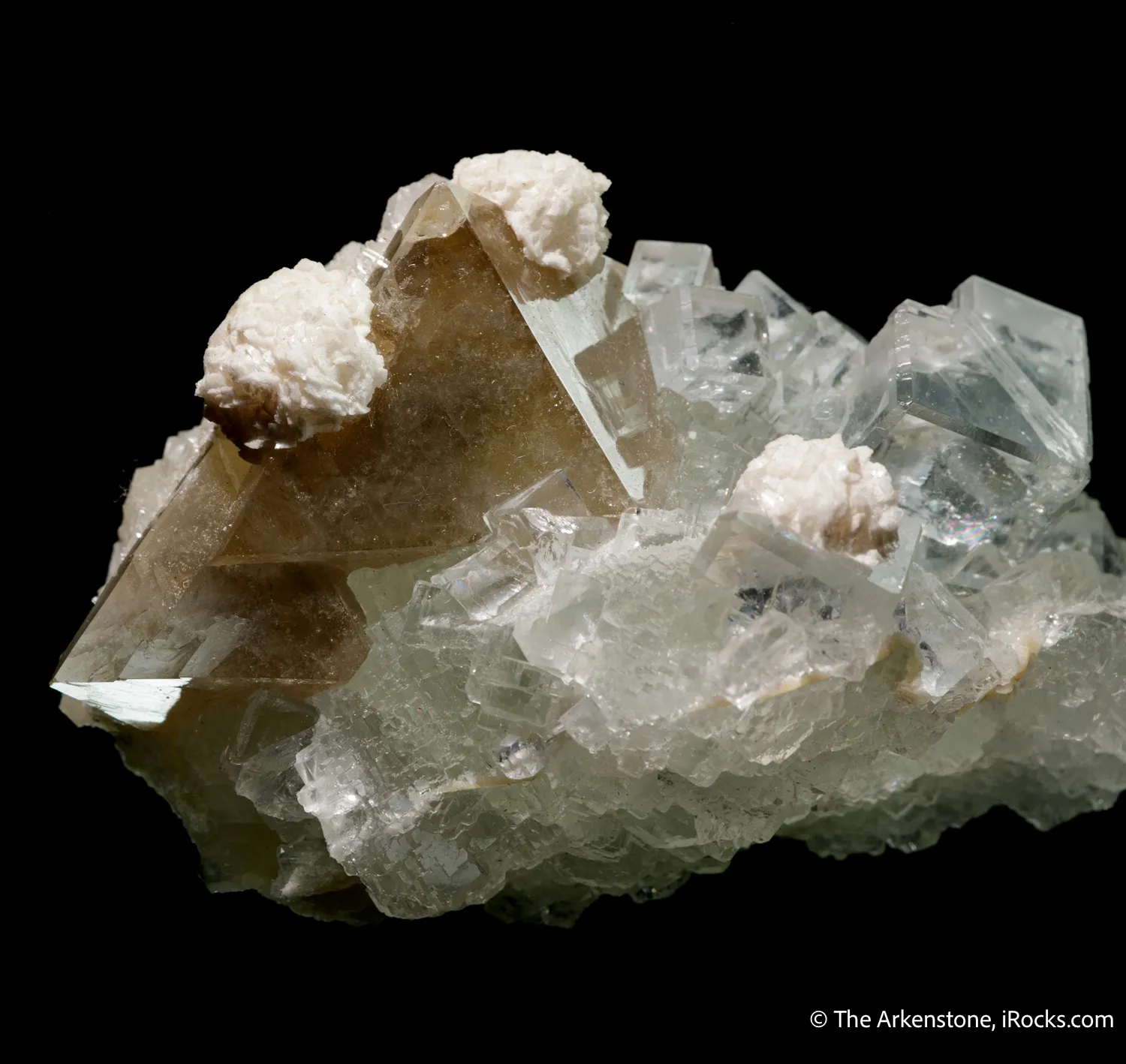 Scheelite on Fluorite, with Dolomite - image 5