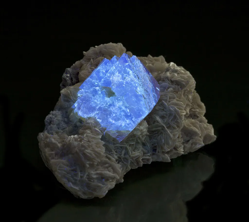 Scheelite on Muscovite - image 2