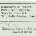 Scheelite on Quartz - image 7