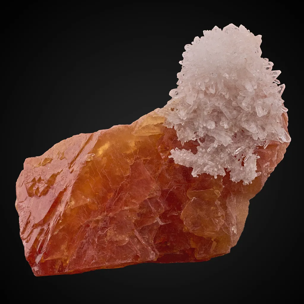Scheelite, Quartz image