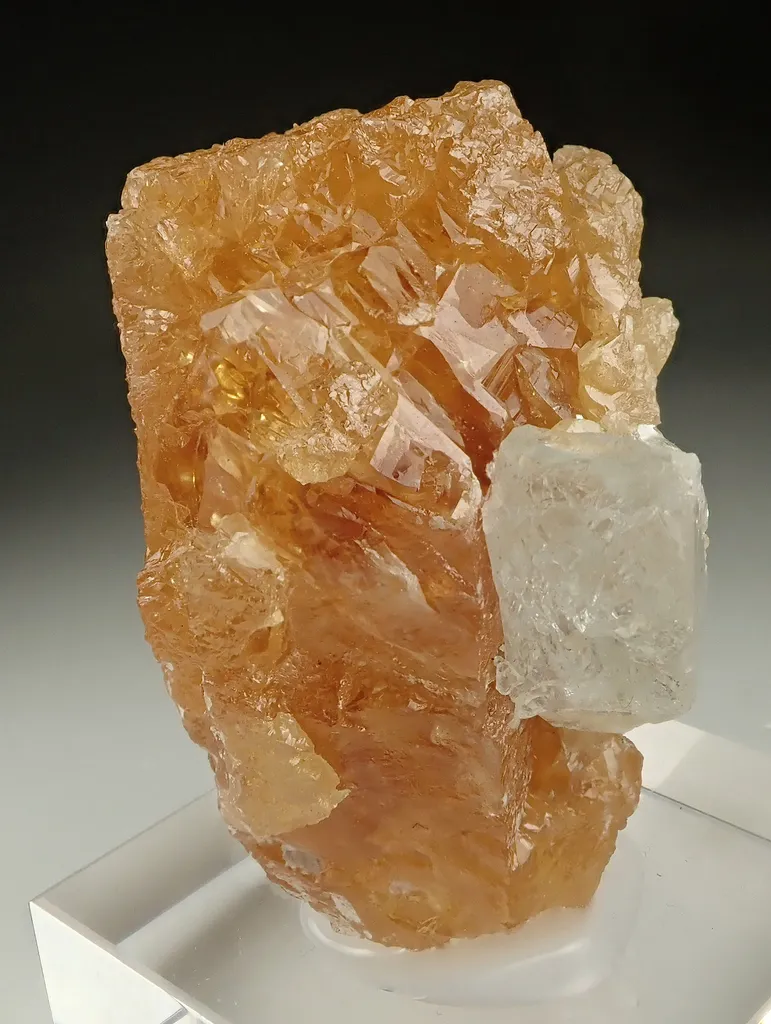 Scheelite with Aquamarine - image 3