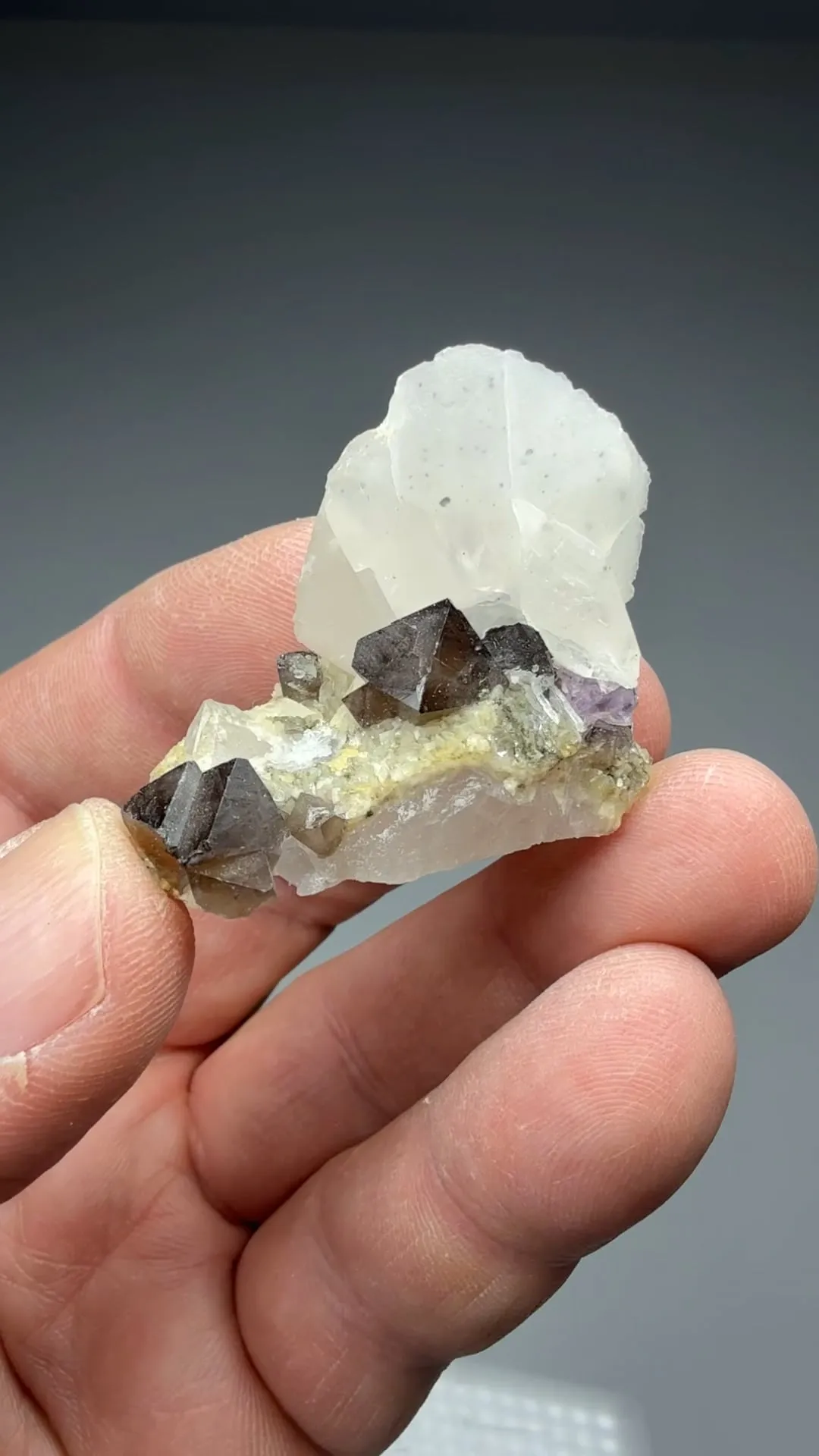 Scheelite with Calcite, Fluorite - image 2