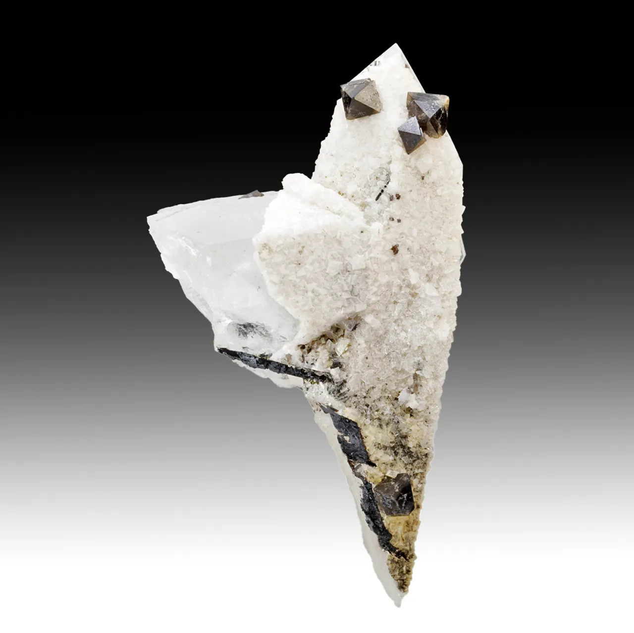 Scheelite with Calcite, Quartz - image 1