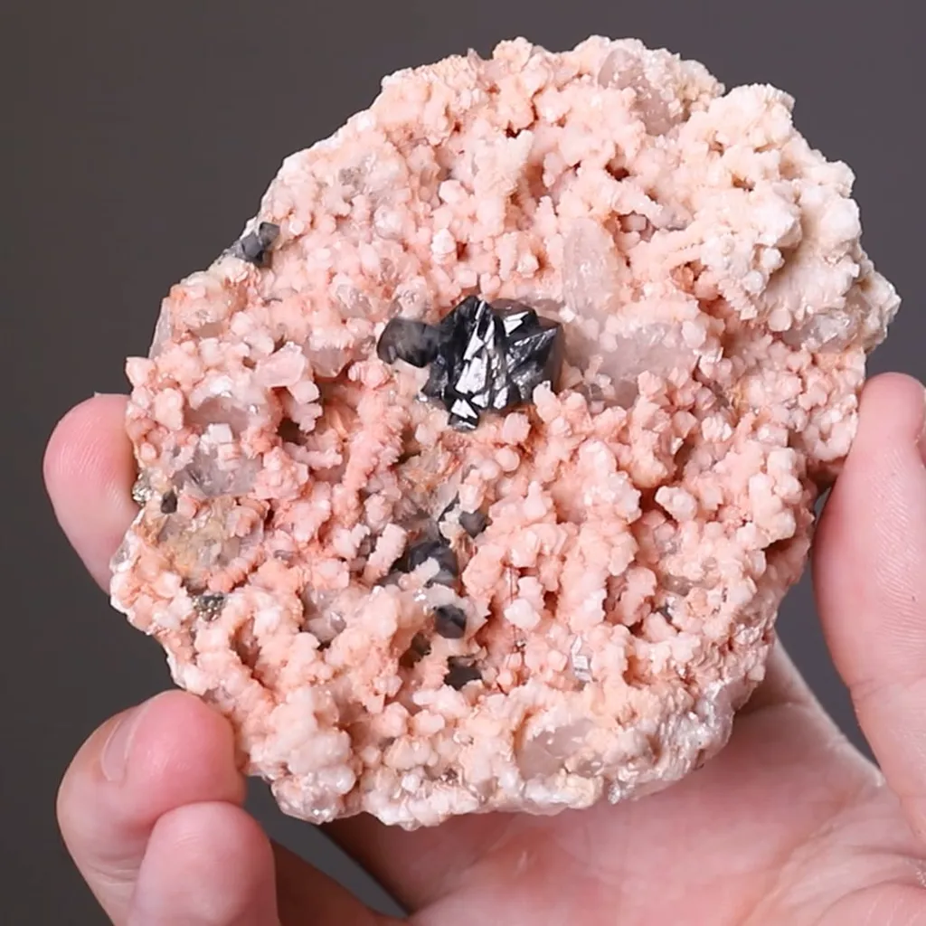 Scheelite with Dolomite and Quartz image