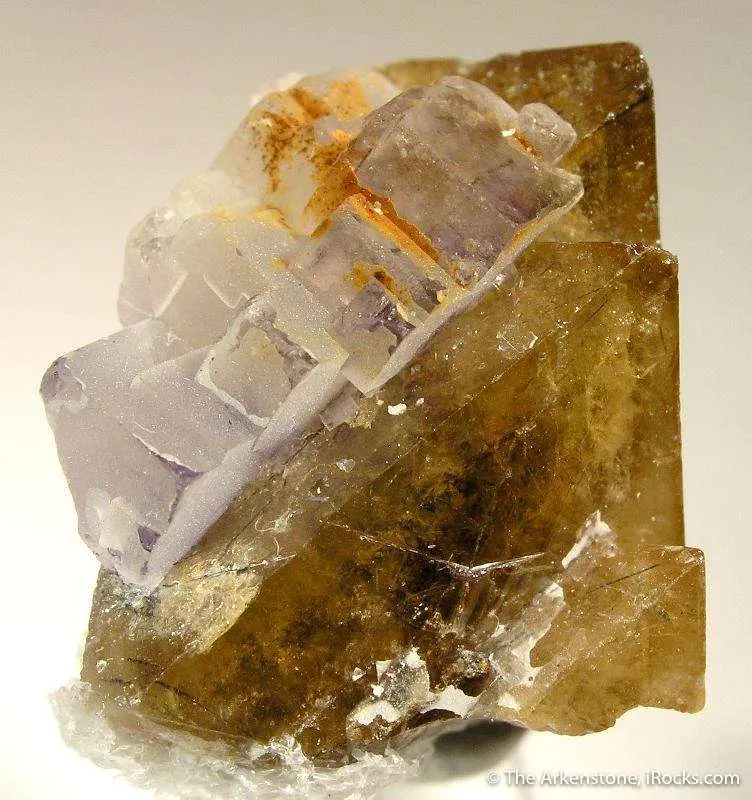 Scheelite With Fluorite image