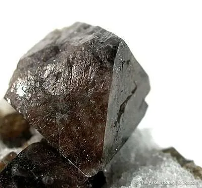 Scheelite With Fluorite on Quartz - image 2
