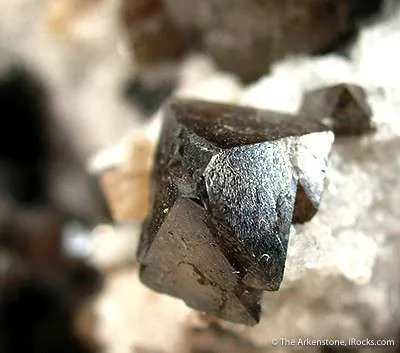 Scheelite With Fluorite on Quartz - image 3