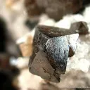Scheelite With Fluorite on Quartz - image 3