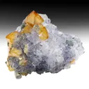 Scheelite with Fluorite, Pyrite - image 1
