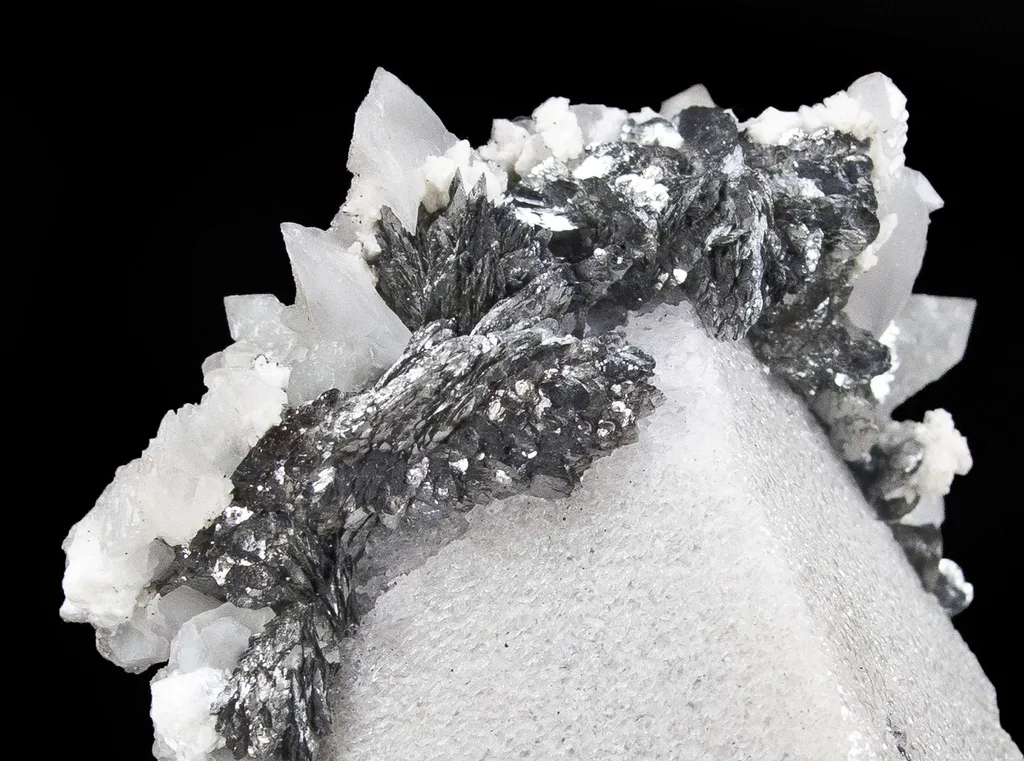 Scheelite With Lollingite, Calcite - image 3