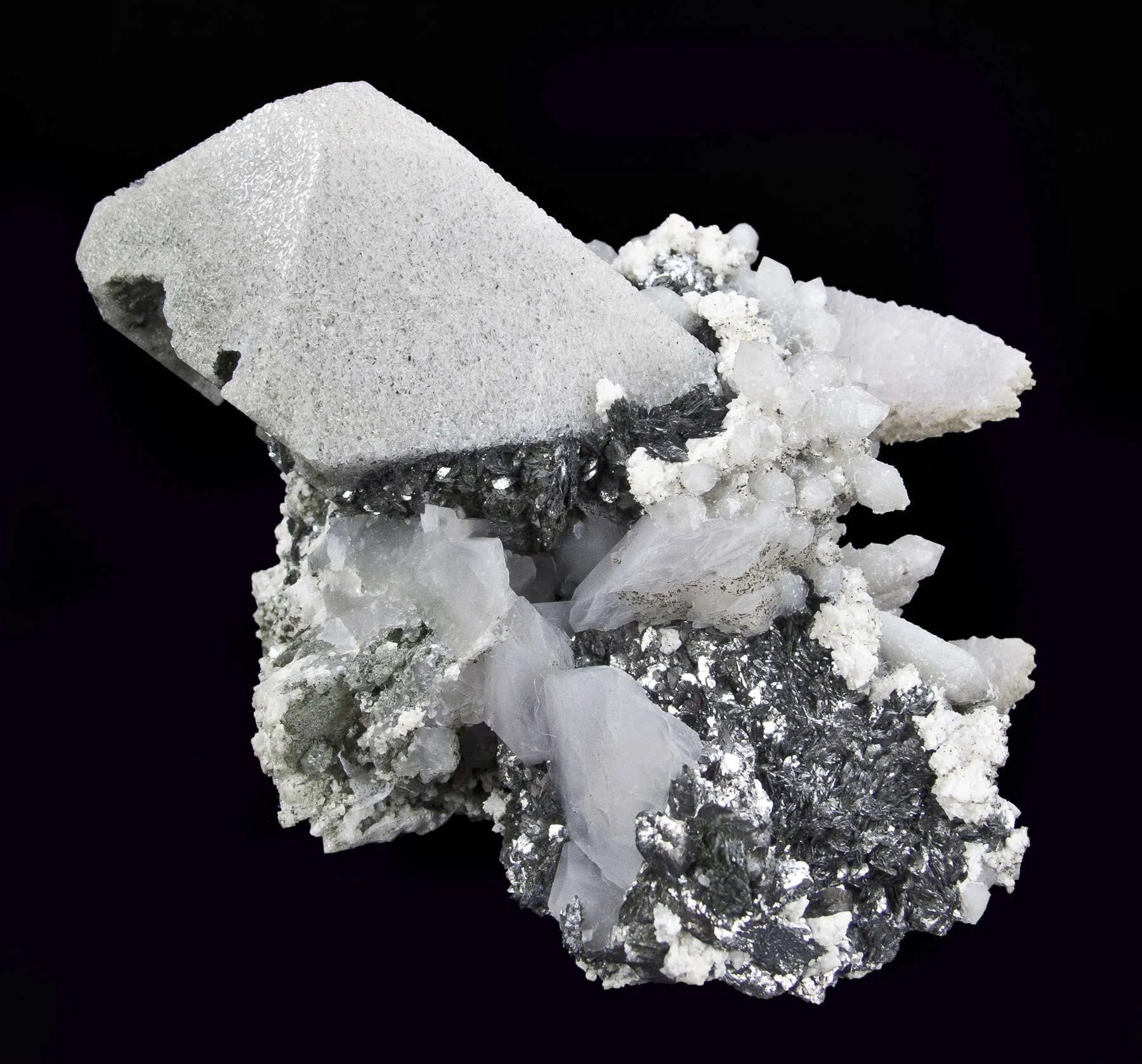 Scheelite With Lollingite, Quartz - image 4