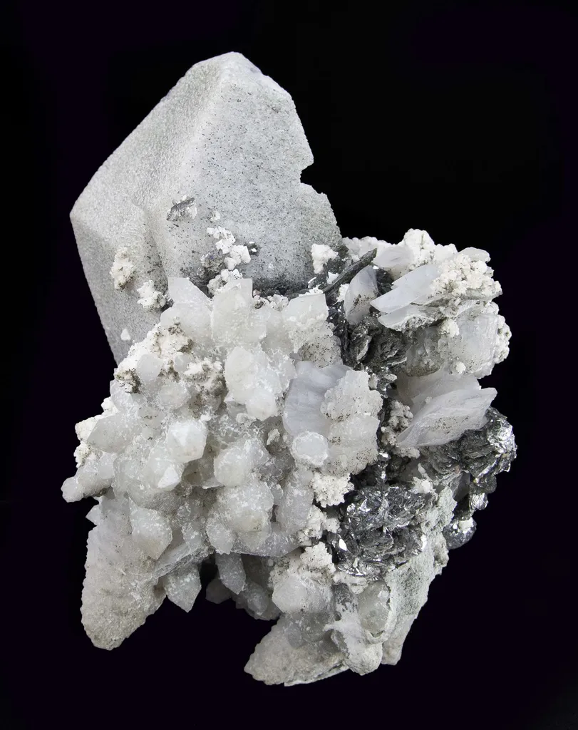 Scheelite With Lollingite, Quartz - image 5