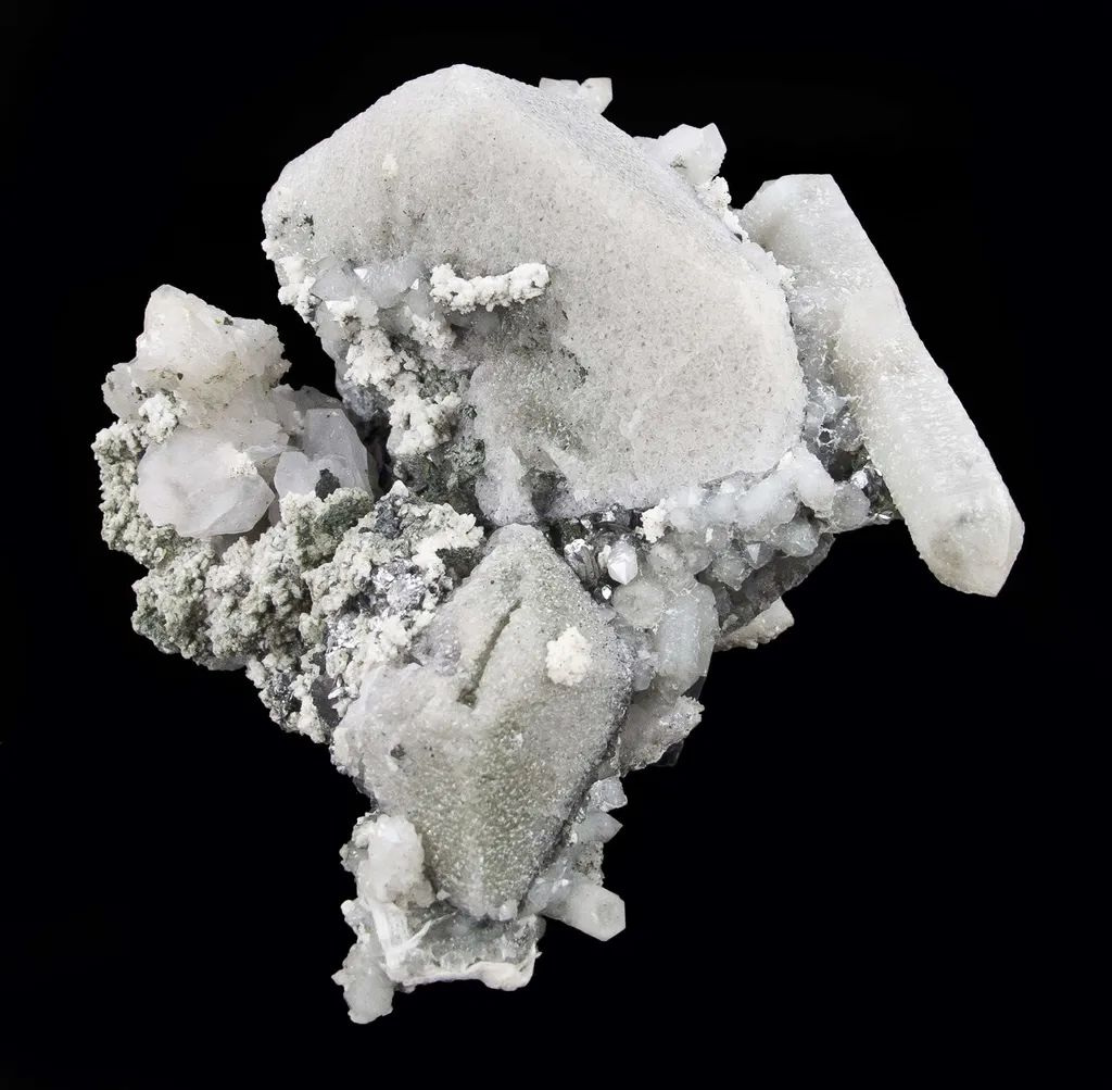 Scheelite With Lollingite, Quartz - image 5