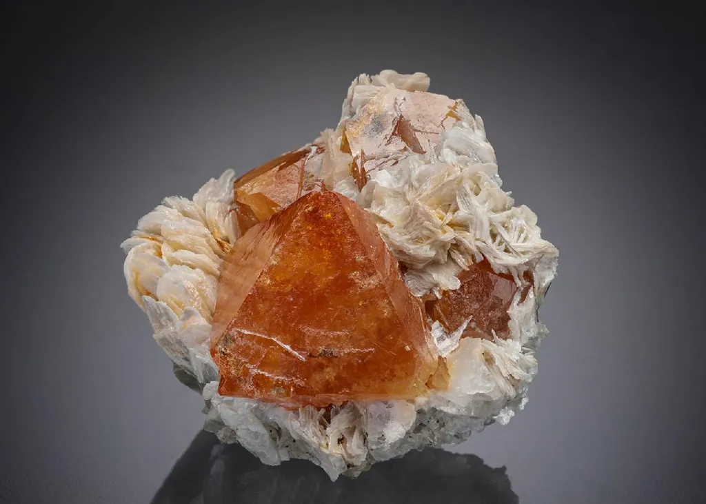 Scheelite with Muscovite image