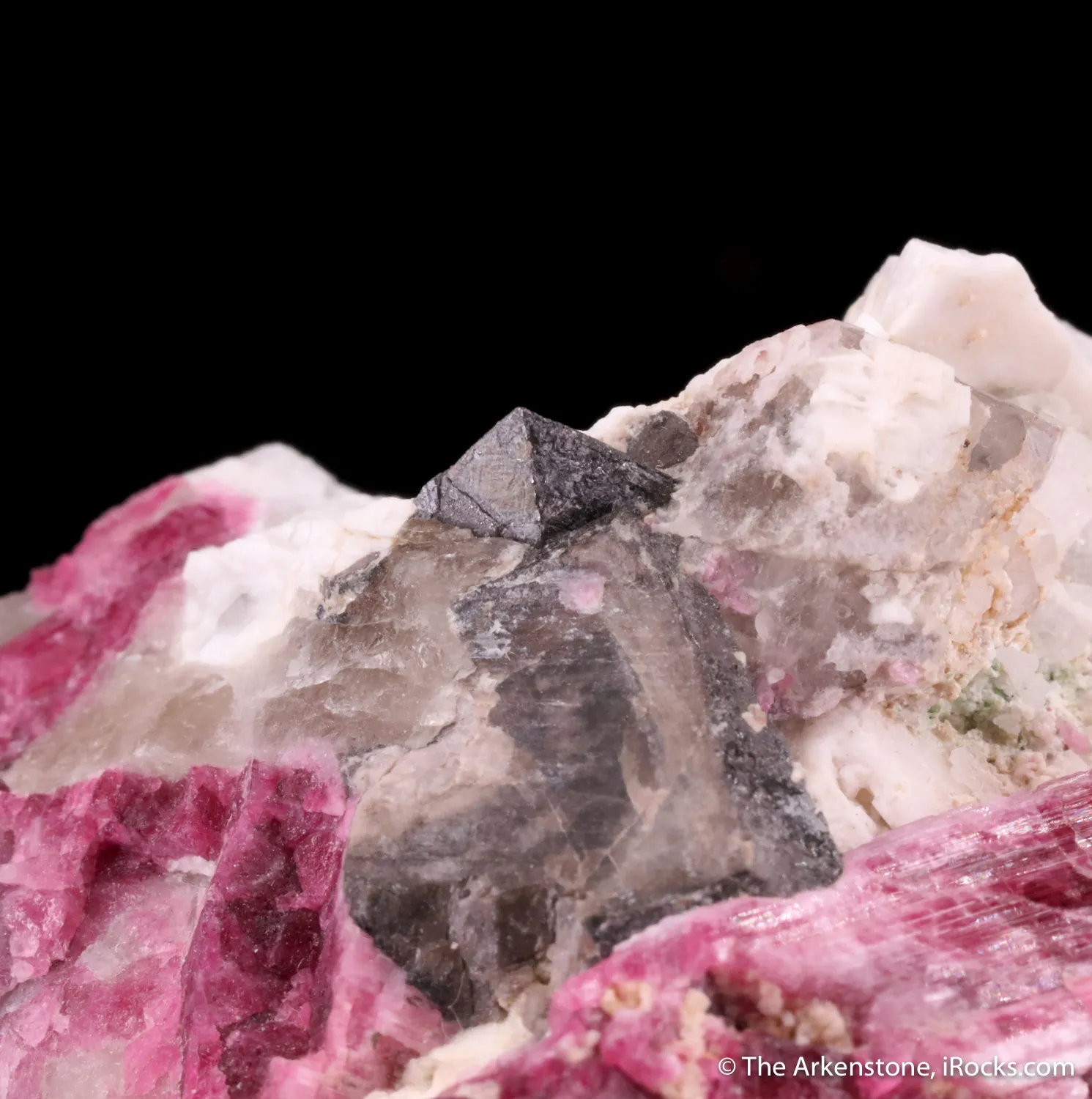 Schiavinatoite (type locality) with Liddicoatite, Microcline, Quartz - image 1