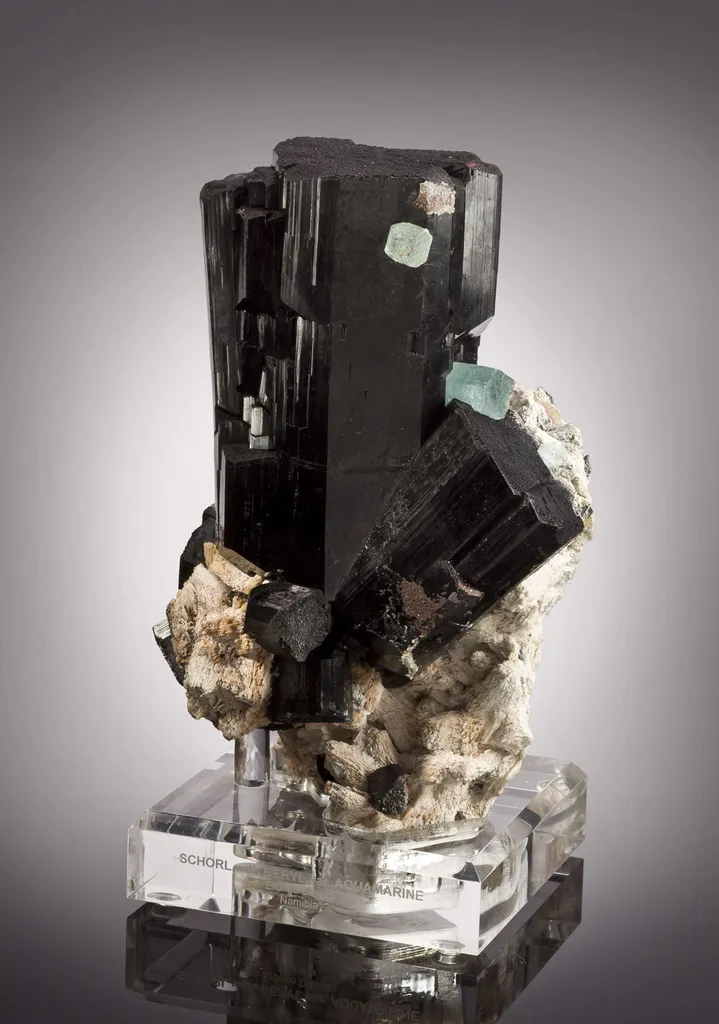 Schorl and Aquamarine image