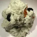 Schorl and Spessarite on Clevelandite - image 2