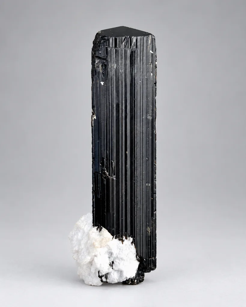Schorl from Skardu District, Gilgit-Baltistan, Pakistan image