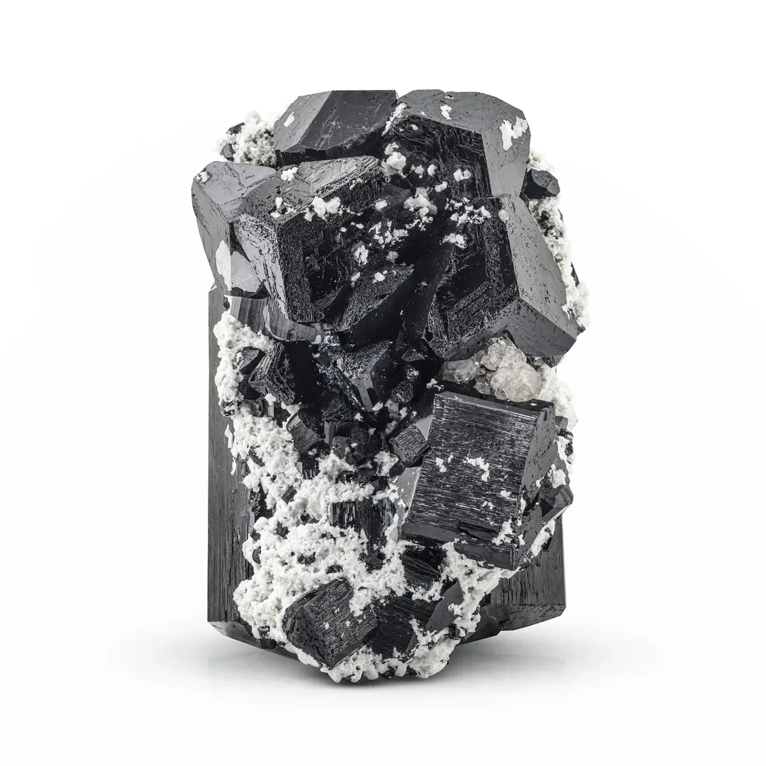 Schorl on Albite - image 2